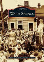 Historic Warm Springs People Crowded around a building